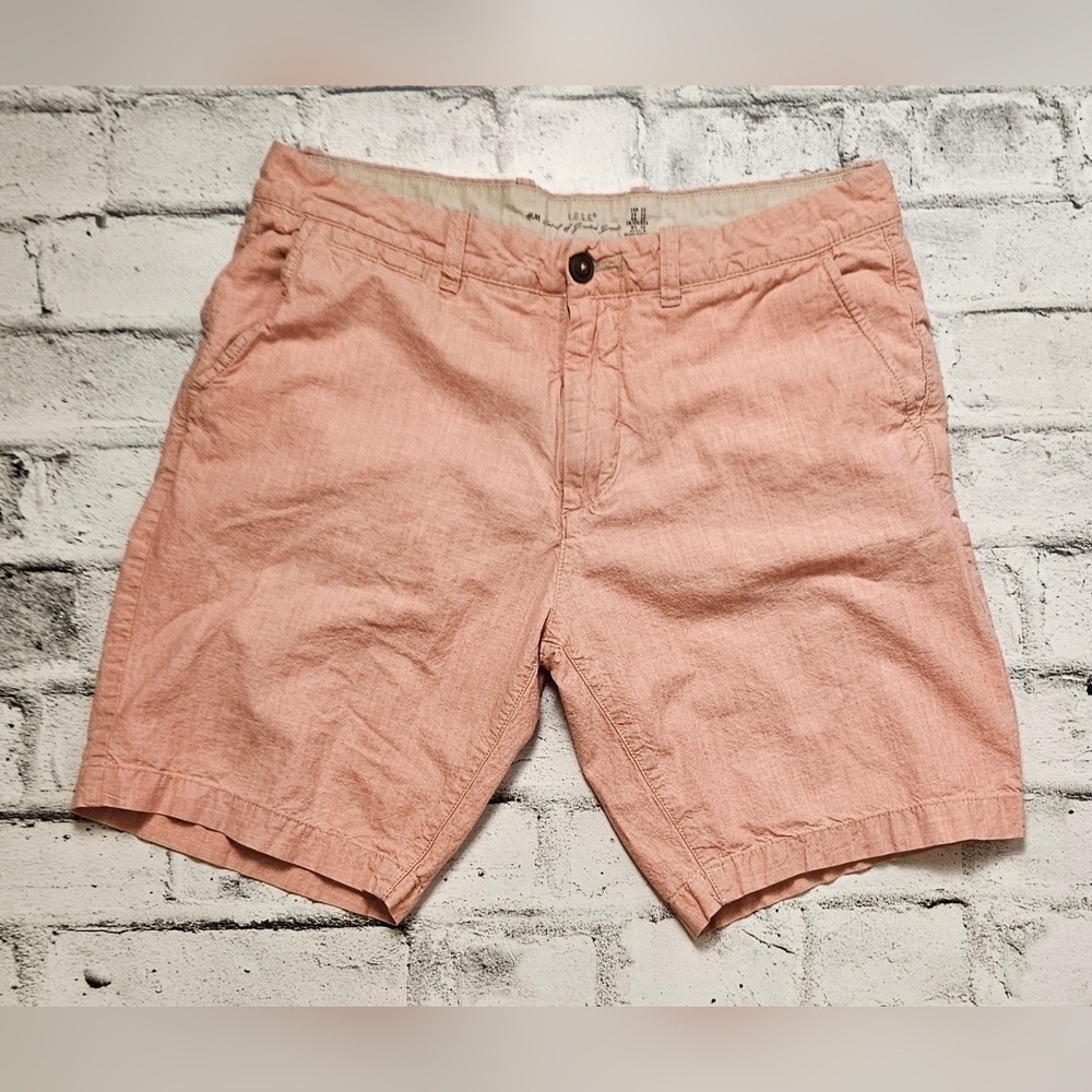 H&M Pink Cotton Shorts Mens 32 Summer Casual Lightweight